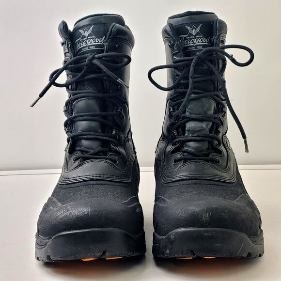 Thorogood 299 Railroad Steel Toe Thinsulate Ultra Black Leather Boots Sz 12 - Picture 2 of 9